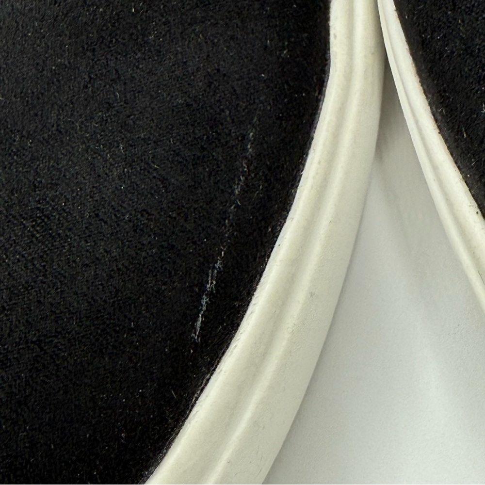 Giani Bernini Xenaa Black Slip-on Wedge Sneakers Suede & Leather Platform SZ 7.5 - Picture 13 of 15